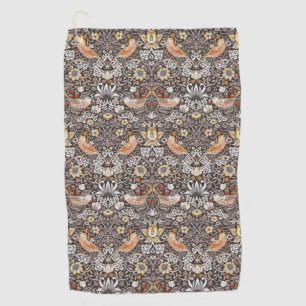 Serviette De Golf William Morris Strawberry Thief Charbon de Bois Oc