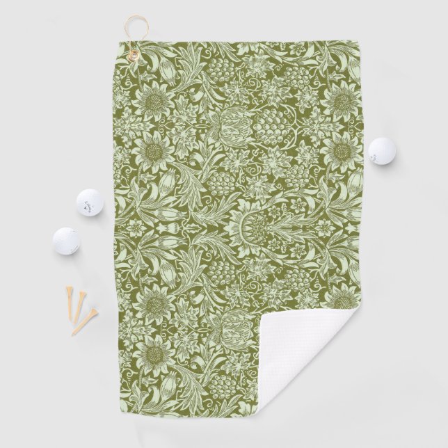 Serviette De Golf William Morris "tournesol" 3 (En situation)
