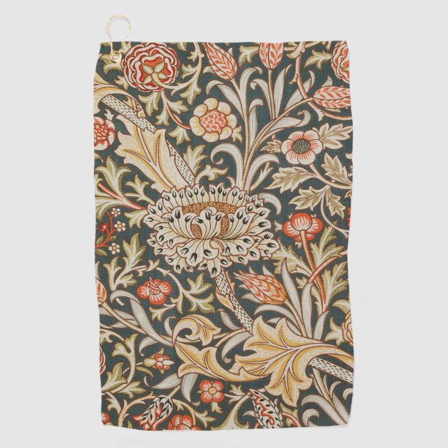 Serviette De Golf William Morris Trent Garden Fleur Classique Botani (Devant)