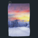 Serviette De Golf Winter scenery<br><div class="desc">Winter scenery</div>