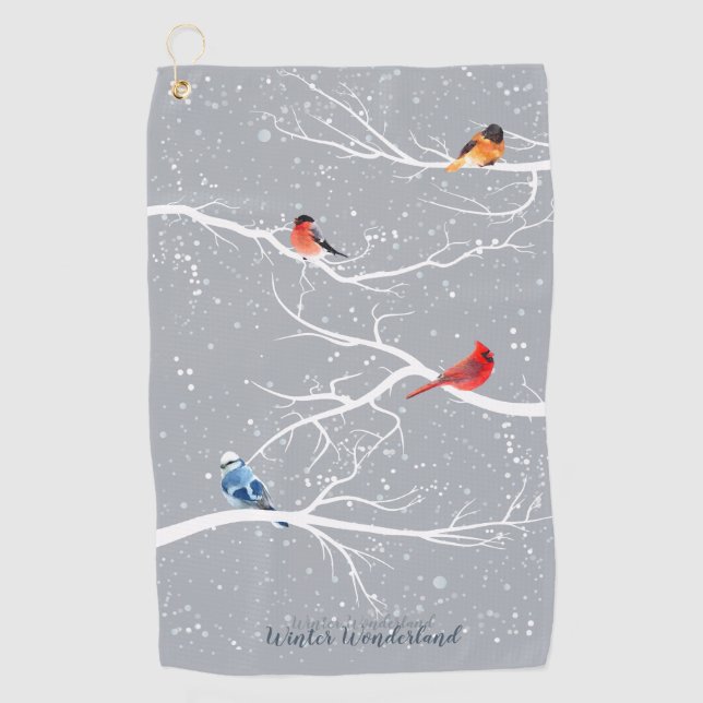 Serviette De Golf Winter Wonderland (Devant)