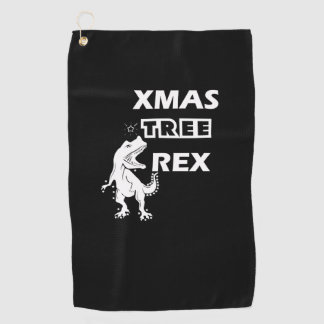Serviette De Golf Xmas Tree Rex - Dinosaures Dinosaures tee - shirts