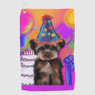 SERVIETTE DE GOLF YORKIE POO           