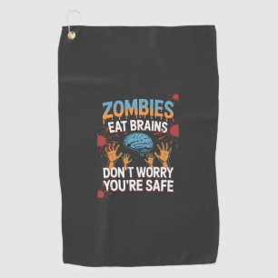 Serviette De Golf Zombie d'Halloween
