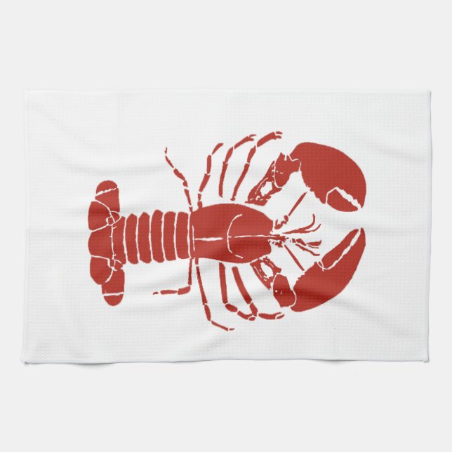 Serviette de homard du Maine (Horizontal)