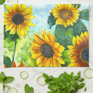 Serviette de jardin tournesol | Décoration de cuis
