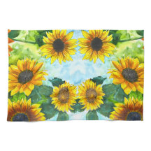 Serviette de jardin tournesol | Décoration de cuis