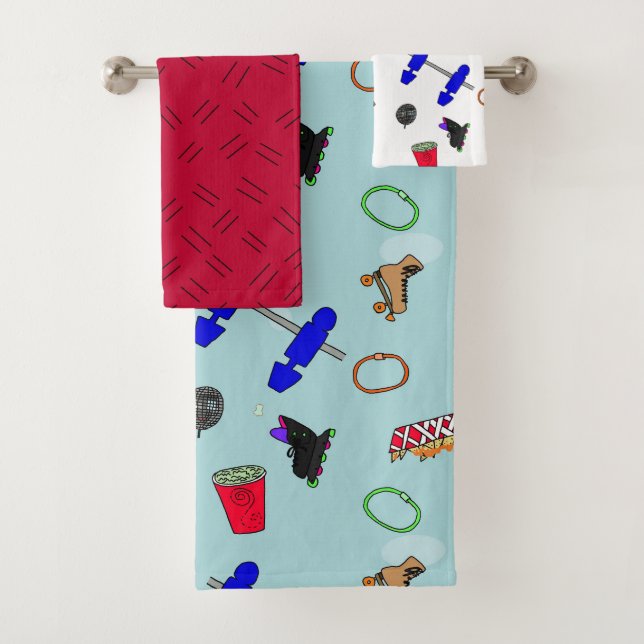 Serviette de la patinoire (En situation)