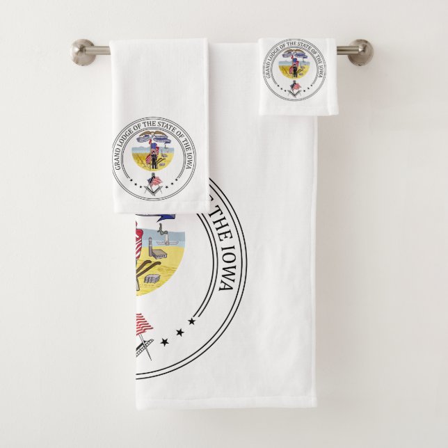 Serviette de l'État de l'Iowa (En situation)