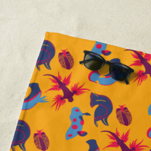 Serviette de lingots de mer et de plage de
