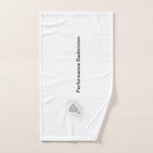 Serviette de main de badminton de représentation