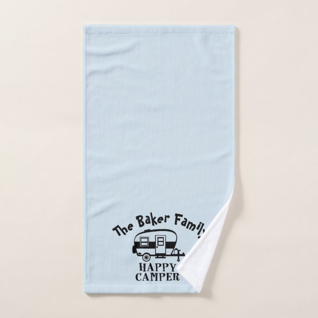 Serviette de main de campeur de famille (Serviette à main)