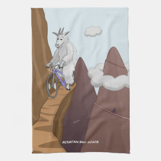 Serviette de main de chèvres de vélo de montagne