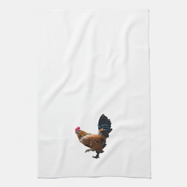 Serviette de main de poulet de ferme (Vertical)