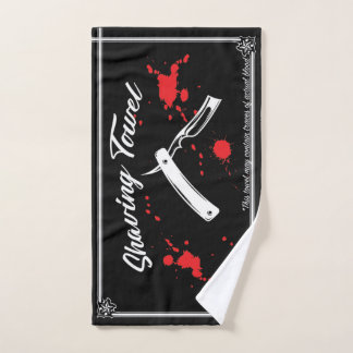 Serviette de main de rasage étroit
