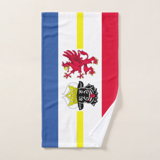 Serviette de main du drapeau du Mecklembourg-Pomér