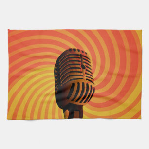 Serviette de main faite sur commande de rétro