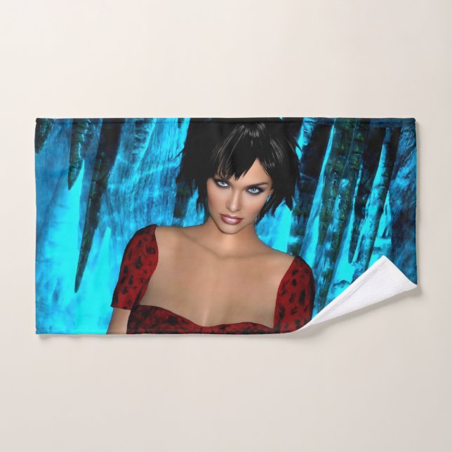 Serviette de main Le Monde Derrière les Yeux (Serviette à main)