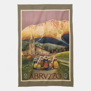 Serviette de main vintage d'Abrvzzo Italie