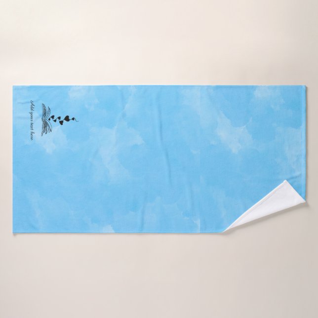 Serviette de maison littéraire personnalisée (Serviette de bain)