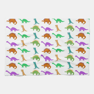 Serviette de motif de dinosaure