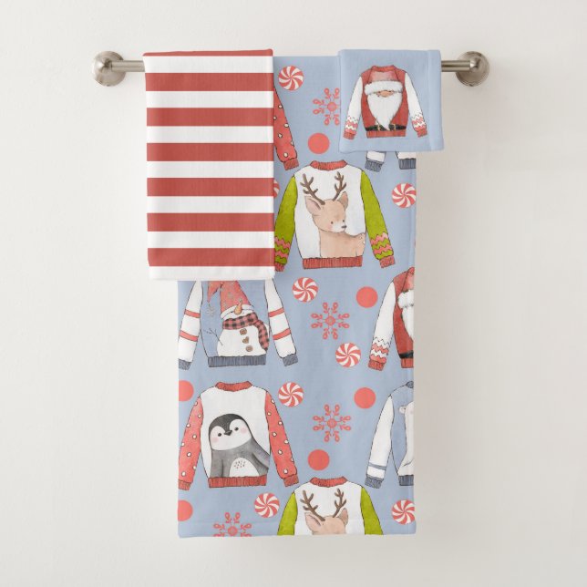 Serviette de Noël (En situation)