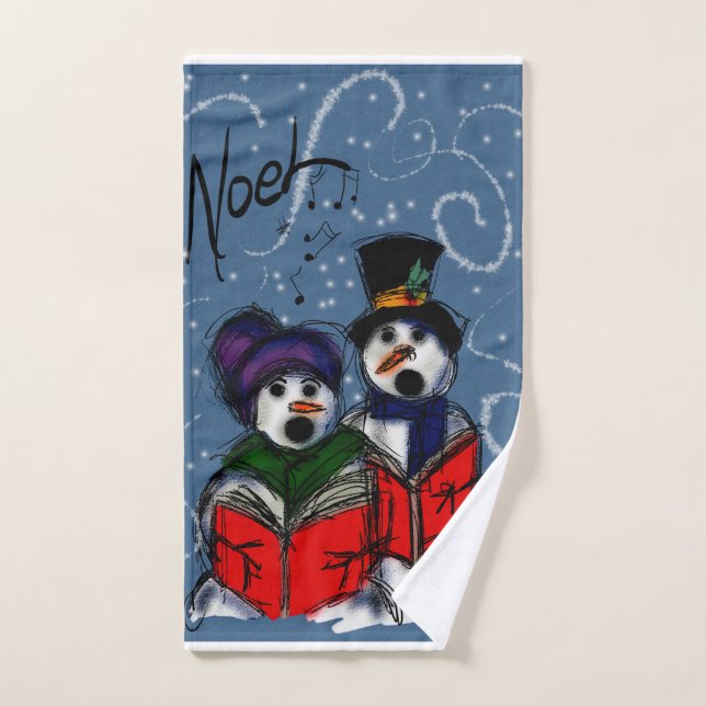 Serviette de Noël pour les mains  (Serviette à main)