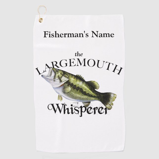 Serviette de pêche personnelle à grande bouche Whi (Devant)