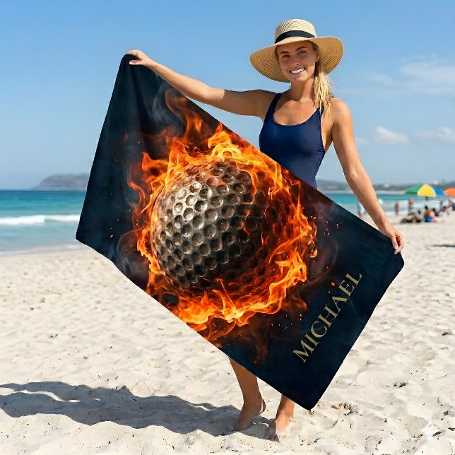 Serviette de piscine et de plage personnalisée ave (Créateur téléchargé)