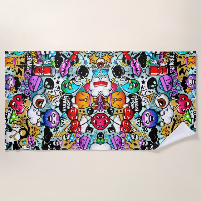 SERVIETTE DE PLAGE  (Devant)