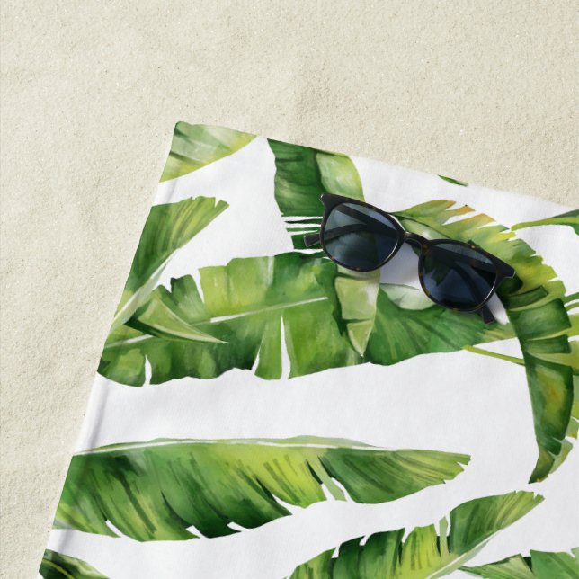 Serviette de plage (En situation)