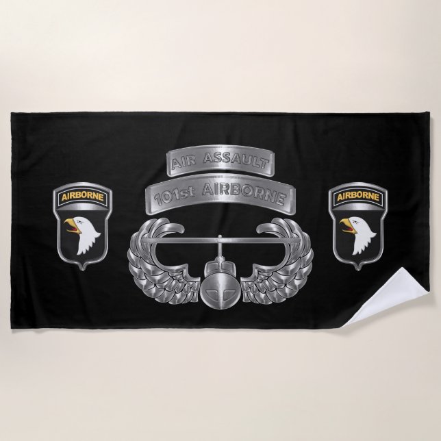 Serviette De Plage 101e division aéroportée “Air Assault Ranger"   (Devant)