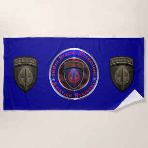 Serviette De Plage 160th Special Operations Aviation NIGHT STALKERS  