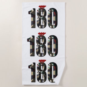Serviette De Plage "180 en 3D : la dimension Ultimate Darts"