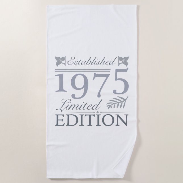 Serviette De Plage 1975 Limited Edition 50e anniversaire (Devant)