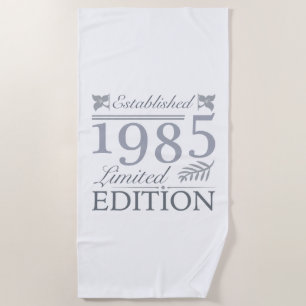 Serviette De Plage 1985 Limited Edition 40e anniversaire