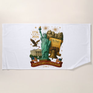 Serviette De Plage 250 ans de liberté américaine