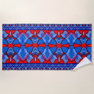 Serviette de plage 3D colorée Taille parfaite pour