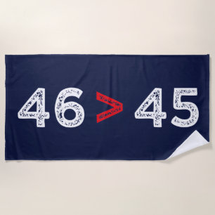 Serviette De Plage 46 > 45 - Trump Lost Biden Won I