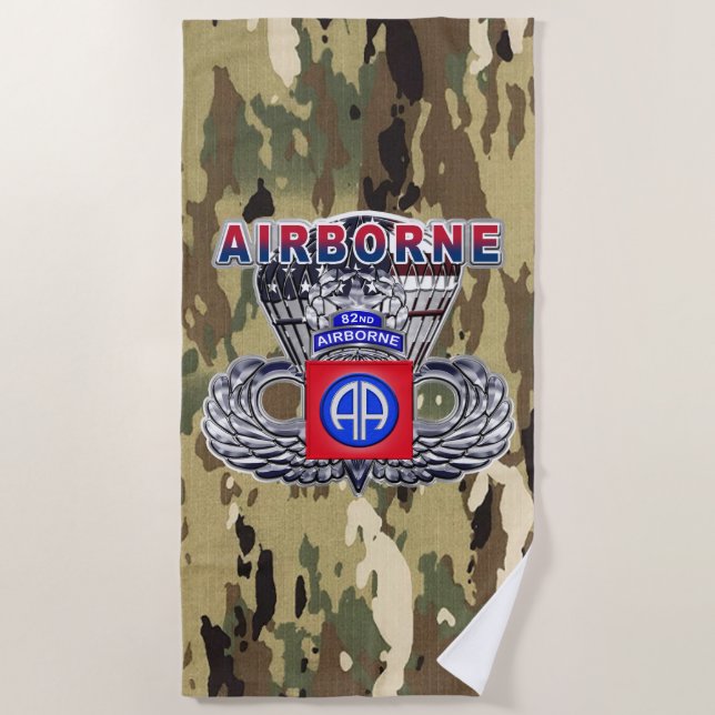 Serviette De Plage 82e division aéroportée  (Devant)