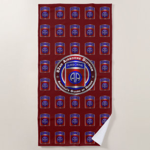 Serviette De Plage 82e division aéroportée