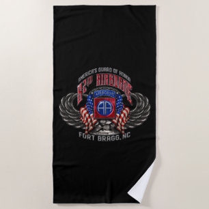 Serviette De Plage 82e fort aéroporté Bragg