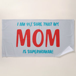 Serviette De Plage 99% Superwoman