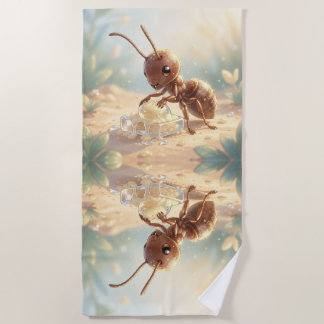 Serviette De Plage À la recherche de l'or des fleurs.3