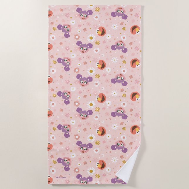 Serviette De Plage Abby Cadabby & Elmo | Motif Woodland (Devant)
