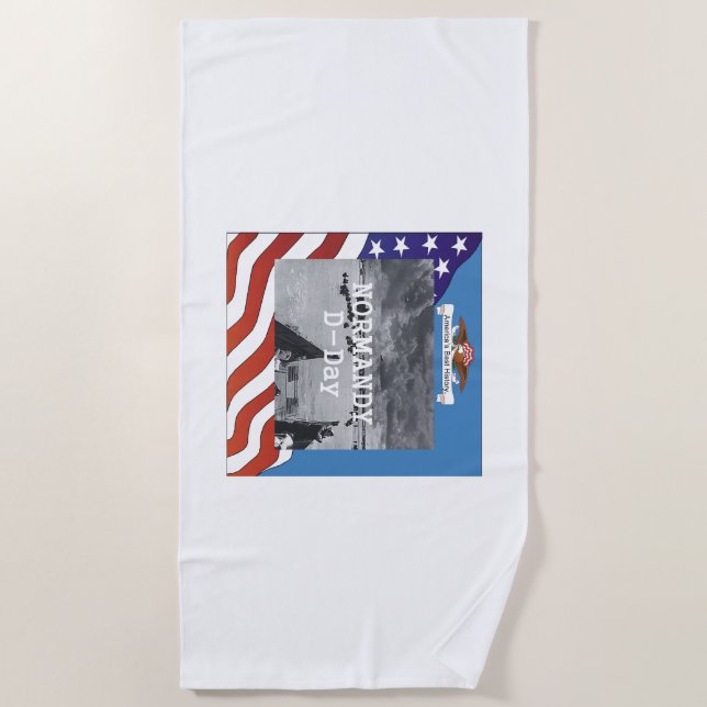 Serviette De Plage ABH Normandie (Devant)