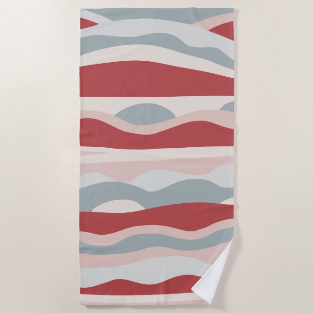 Serviette De Plage Abstrait 050723 (Devant)
