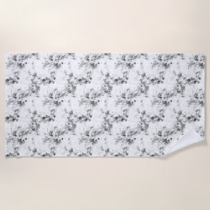 Serviette de plage abstraite de luxe minimaliste c