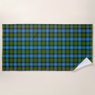 Serviette De Plage Accents Écossais Tartan du Clan MacNeil
