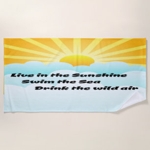 Serviette De Plage Activités de plage d'été